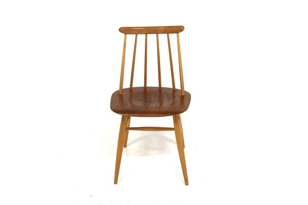 Scandinavian Fanett Teak Chairs by Ilmari Tapiovaara for Edsby Verken, 1960, Set of 6-GEK-2041132