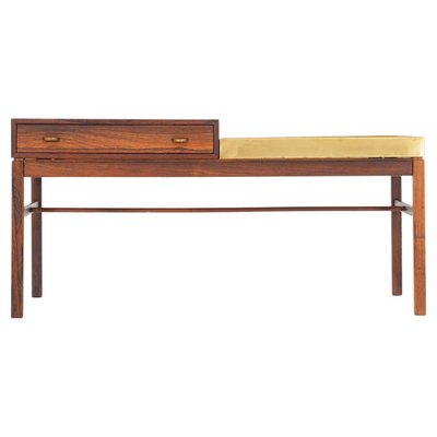 Scandinavian Flower Table in Rosewood and Brass from Engström & Myrstrand, 1960s-FM-1383609