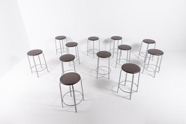 Scandinavian Frisbee Stools by Christian Halleröd for Kinnarps, Set of 12-KMC-1349216