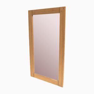 Scandinavian Fröseke Mirror with Pine Frame from Nybrofabriken, Sweden, 1960s-GEK-1763104