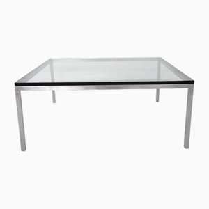 Scandinavian Glass Coffee Table, 1970-GEK-1773551