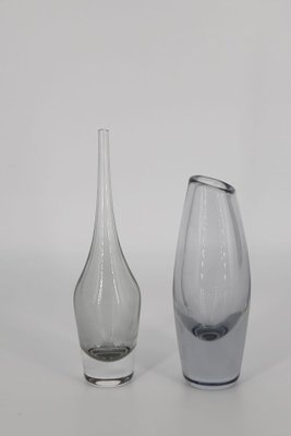 Scandinavian Glass Vase, 1960s-ZAA-898098