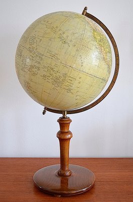 Scandinavian Globe by Dr. Neuse Stockholm for Jordglob, 1910s-OV-1091590