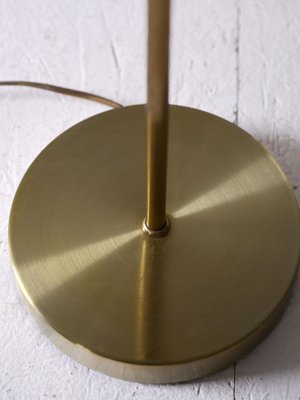 Scandinavian Golden Floor Lamp, 1960s-QWP-2042802