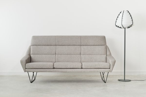 Scandinavian Grey Mandal Sofa-VND-1118357