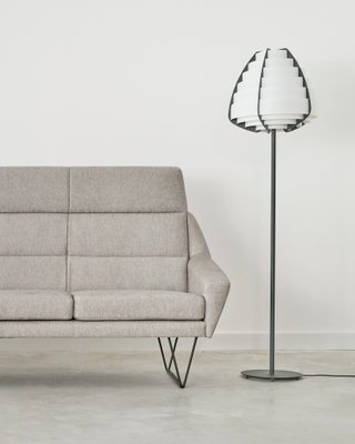 Scandinavian Grey Mandal Sofa-VND-1118357