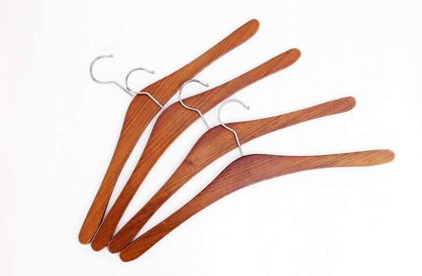 Scandinavian Hanger Set, 1960s, Set of 4-BQF-1133761