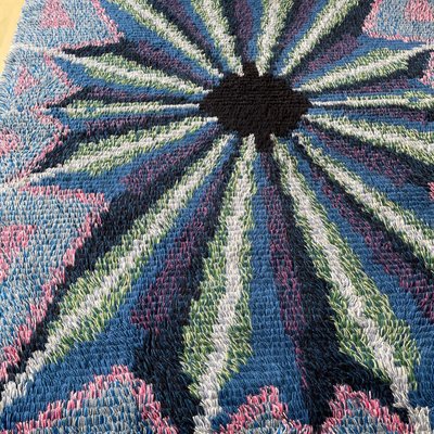 Scandinavian High Pile Rya Rug Carpet, Sweden, 1960s-QZ-1345697