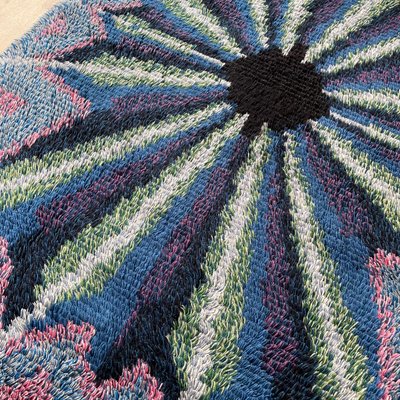 Scandinavian High Pile Rya Rug Carpet, Sweden, 1960s-QZ-1345697