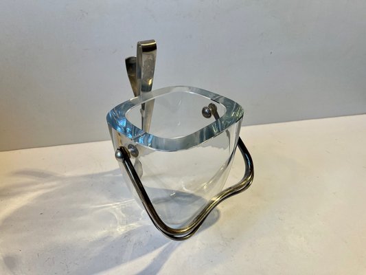 Scandinavian Ice Bucket by Olaf Gunnar Hjertzell for Strömbergshyttan, 1940s-LCR-1029737