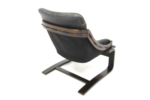 Scandinavian Leather Chair, Sweden, 1960s-GEK-1719243