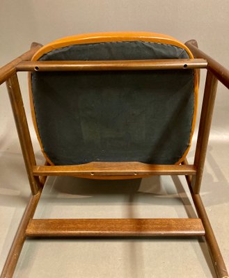 Scandinavian Leather Lounge Chair by IB Kofod Larsen, 1950s-XTS-1888877