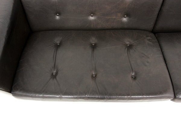 Scandinavian Leather Sofa by Karl Erik Ekselius for Joc, 1950-GEK-1750303