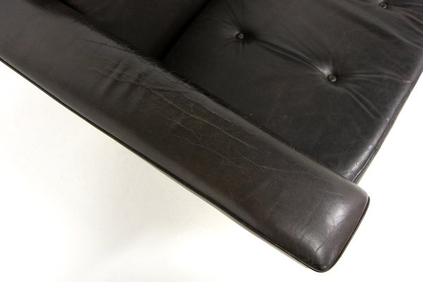 Scandinavian Leather Sofa by Karl Erik Ekselius for Joc, 1950-GEK-1750303