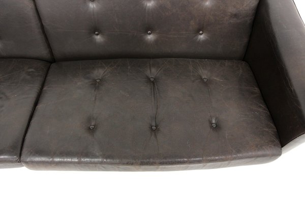 Scandinavian Leather Sofa by Karl Erik Ekselius for Joc, 1950-GEK-1750303