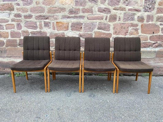 Scandinavian Lounge Chairs from Fröscher KG, 1960s, Set of 4-GQM-1716279