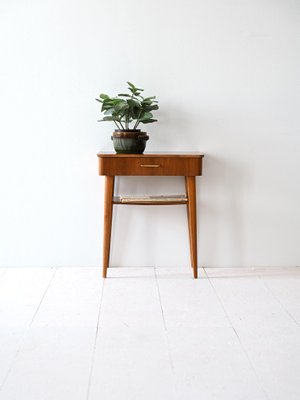 Scandinavian Mahogany Bedside Table, 1960s-QWP-2034953