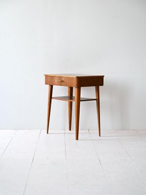 Scandinavian Mahogany Bedside Table, 1960s-QWP-2034953