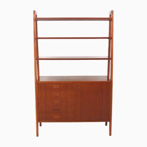 Scandinavian Mahogany Bookcase Chest of Drawers, Sweden, 1950-GEK-2043059