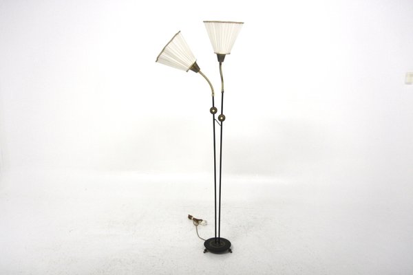 Scandinavian Metal Floor Lamp, Sweden, 1960s-GEK-2022932