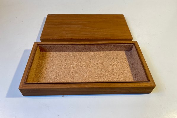 Scandinavian Mid-Century Teak Cigar Box, 1960s-LCR-1098507