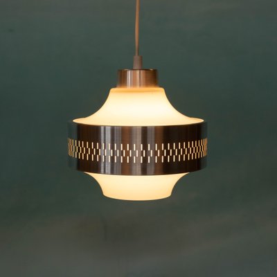 Scandinavian Minimalistic Glass Hanging Lamp, 1960s-HGA-1703980