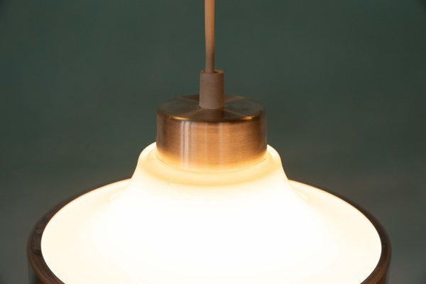 Scandinavian Minimalistic Glass Hanging Lamp, 1960s-HGA-1703980