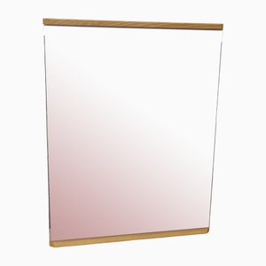 Scandinavian Mirror in Light Oak, 1970s-ABK-2026818