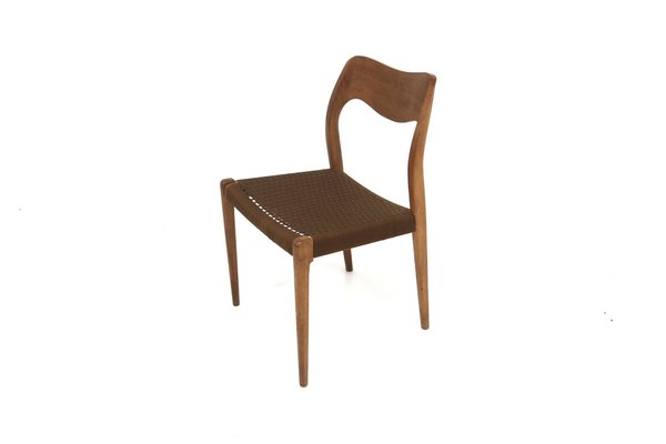 Scandinavian Model 71 Oak Chair by Niels O. Møller, 1960-GEK-2041162