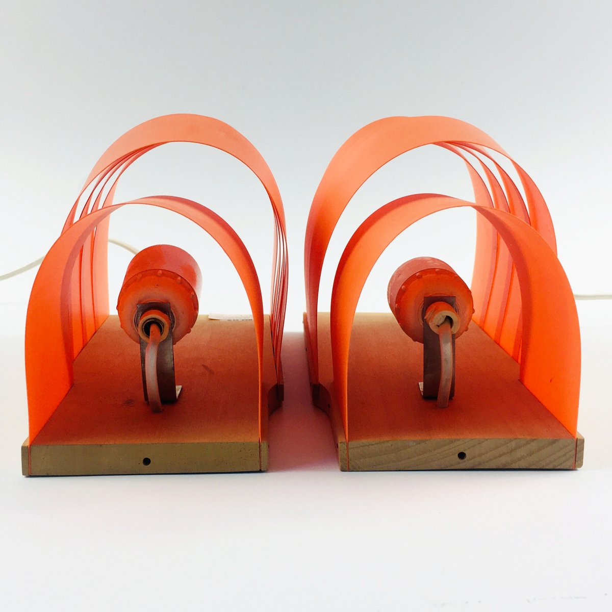 Scandinavian Model V 311 Wall Lights by Hans-Agne Jakobsson for Ellysett, Sweden, 1970s, Set of 2