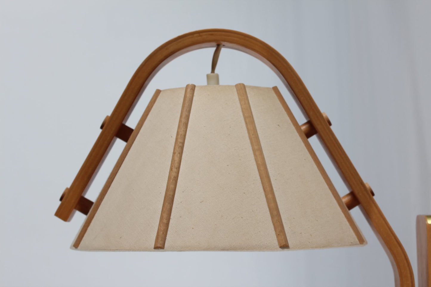 Scandinavian Modern Aneta Wall Lamp in Beech by Jan Wickelgren, Sweden, 1970s