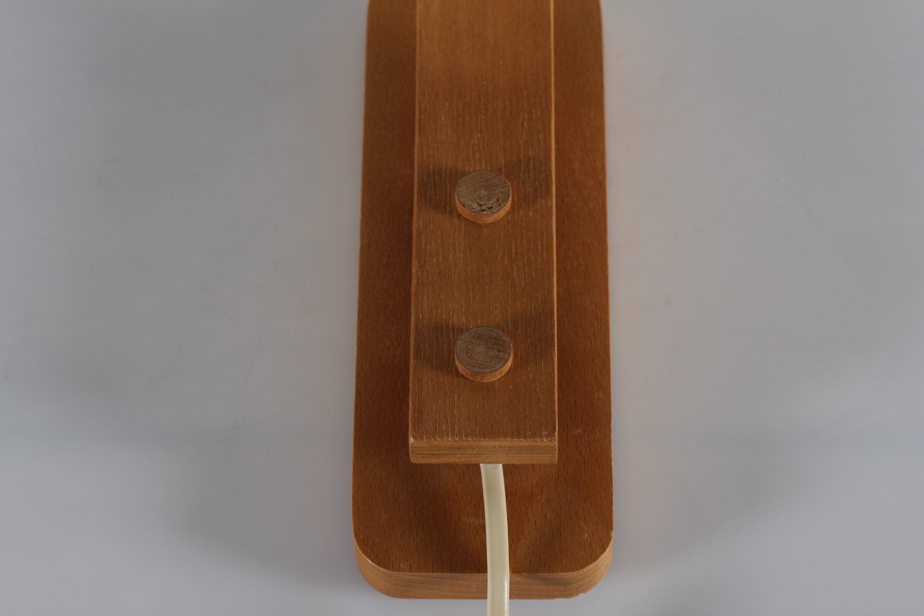 Scandinavian Modern Aneta Wall Lamp in Beech by Jan Wickelgren, Sweden, 1970s