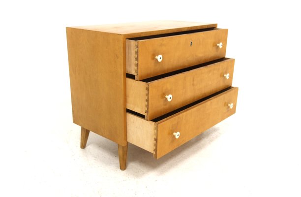 Scandinavian Modern Birch Chest of Drawers, Sweden, 1940s-GEK-2022919