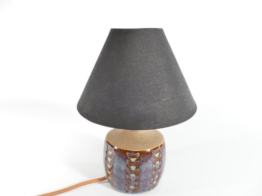 Scandinavian Modern Blue Glazed Stoneware Table Lamp from Søholm Stoneware, 1960s-RUK-1758072