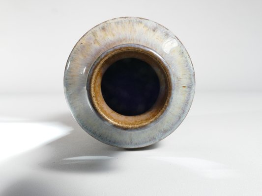 Scandinavian Modern Blue Glazed Stoneware Vase from Søholm, 1960s-RUK-1758087