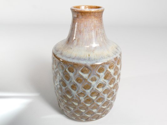 Scandinavian Modern Blue Glazed Stoneware Vase from Søholm, 1960s-RUK-1758087