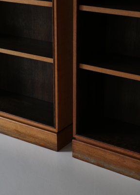 Scandinavian Modern Bookcases in Oak by I.P. Mørck, Denmark, 1930s, Set of 2-WRF-1735663