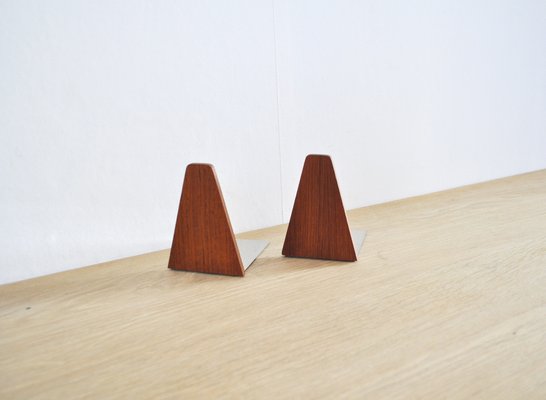 Scandinavian Modern Bookends from FM Møbler, 1960s, Set of 2-HPQ-1309810