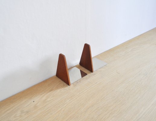 Scandinavian Modern Bookends from FM Møbler, 1960s, Set of 2-HPQ-1309810