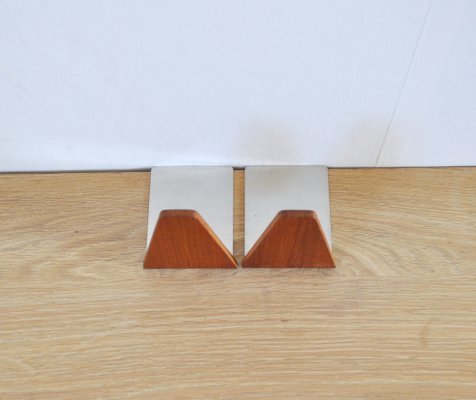 Scandinavian Modern Bookends from FM Møbler, 1960s, Set of 2-HPQ-1309810