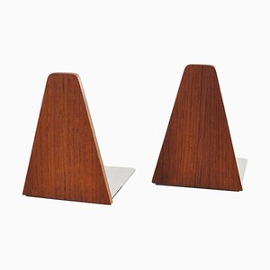 Scandinavian Modern Bookends from FM Møbler, 1960s, Set of 2-HPQ-1309810