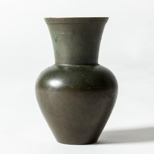 Scandinavian Modern Bronze Vase from Gab, 1930s