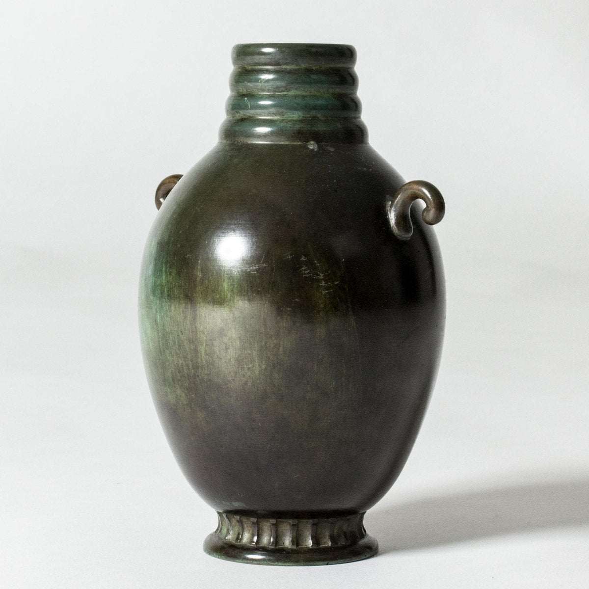 Scandinavian Modern Bronze Vase from GAB, 1930s