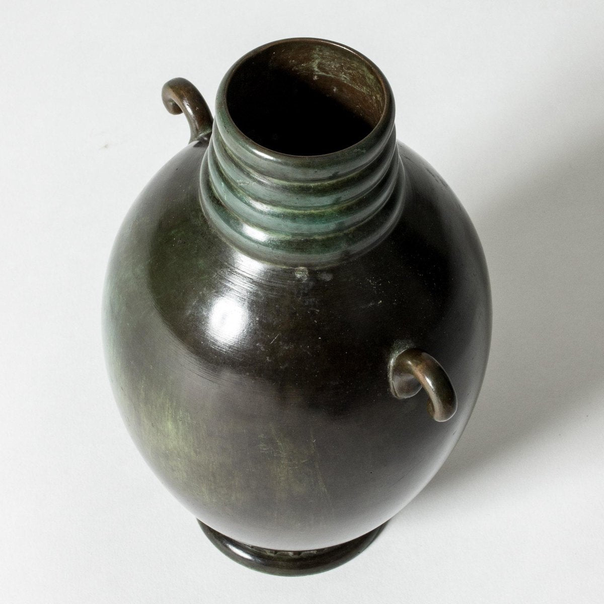 Scandinavian Modern Bronze Vase from GAB, 1930s