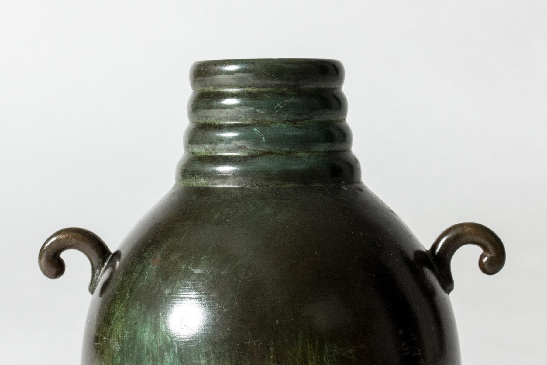 Scandinavian Modern Bronze Vase from GAB, 1930s