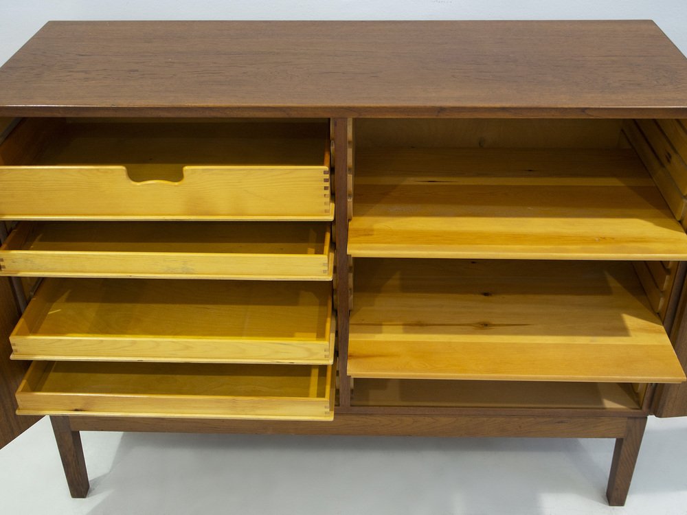 Scandinavian Modern Cabinet in Teak by Børge Mogensen for FDB Møbler, 1960s