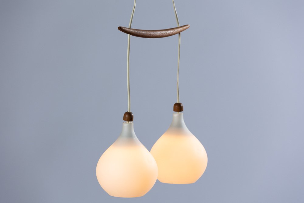 Scandinavian Modern Ceiling Lamp by Uno & Östen Kristiansson for Luxus, 1960s