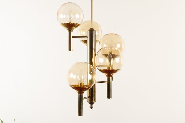 Scandinavian Modern Chandelier by Svend Mejlstrøm for Mejlstrøm Lighting, 1960s-WIX-1822612