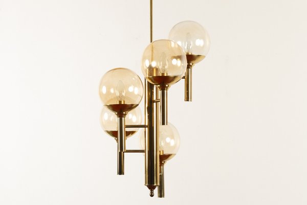 Scandinavian Modern Chandelier by Svend Mejlstrøm for Mejlstrøm Lighting, 1960s-WIX-1822612