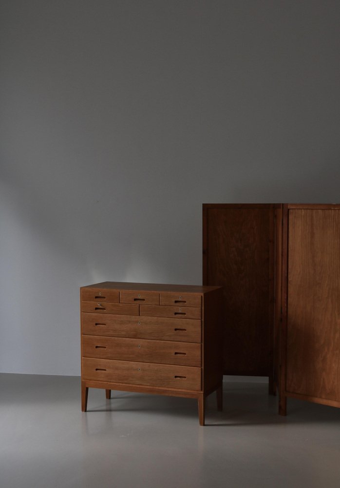 Scandinavian Modern Chest of Drawers in Oak attributed to Kaj Winding, Denmark, 1960s